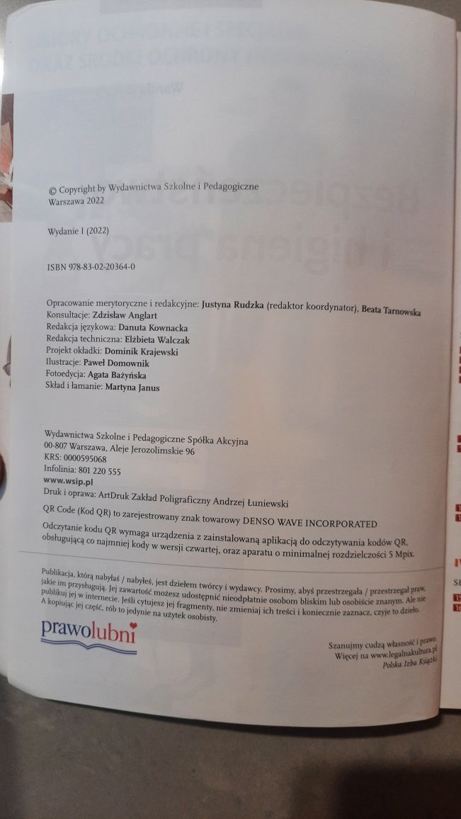 Bezpieczeństwo i higiena pracy