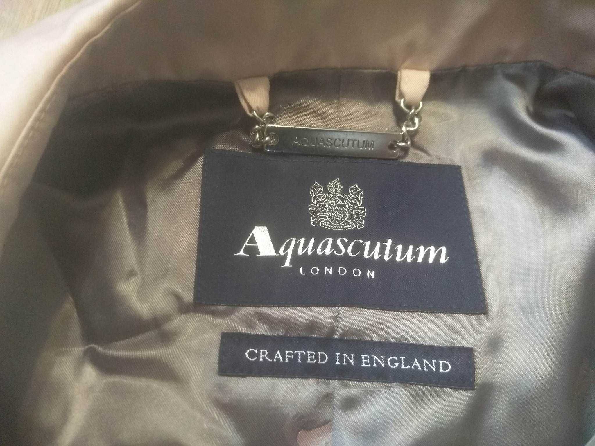Aquascutum London coat trench płaszcz size 10 ( około S)