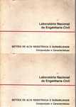 Livro Publicado pelo LNEC Betões de Alta Resistência