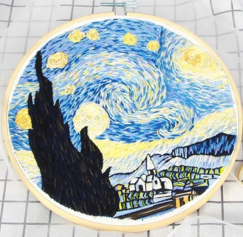 Набор для вышивки гладью. Набiр для вишивання. Hoop art.