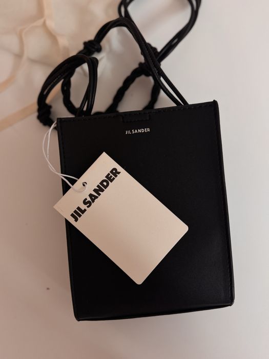 Сумка Jil Sander чорна шкіряна