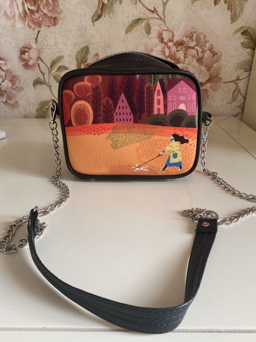 Шкіряна сумочка кроссбоді