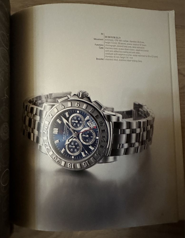 Carl F. Bucherer каталог часов 2010/2011