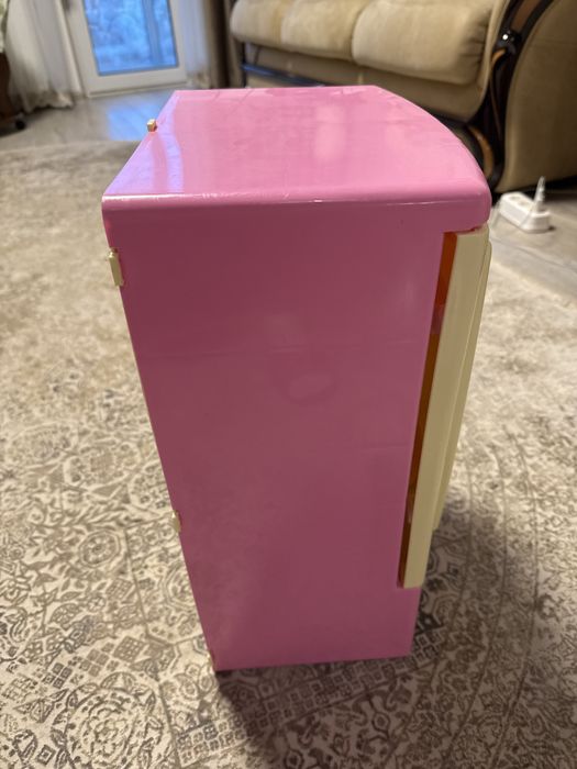 Холодильник дитячий рожевий