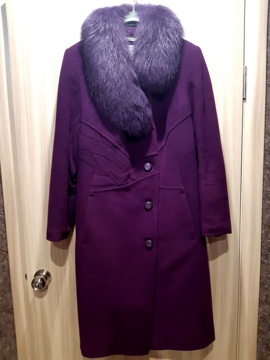 Продам шикарне кашемірове зимове пальто (стан нового)