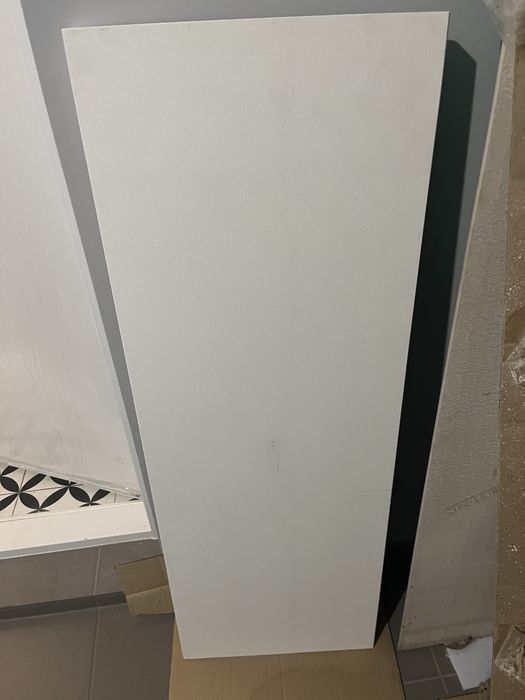 Blat z konglomeratu kwarcowego Basiq White Siquartz 30 mm - 34x97 cm