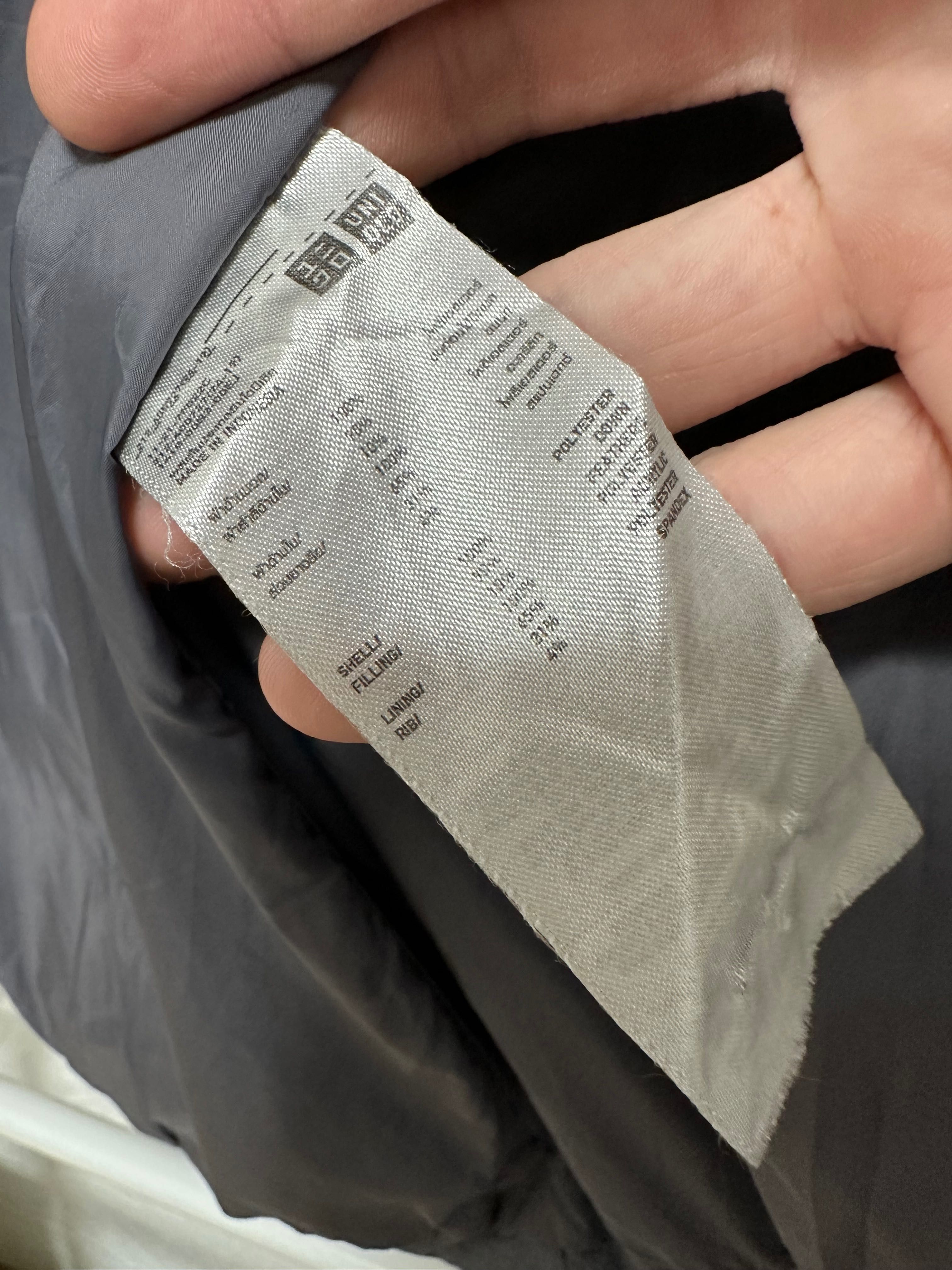 Пуховик Uniqlo M размер