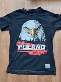 Koszulka patriotyczna Epic Hero z orłem i napisem Poland, t-shirt