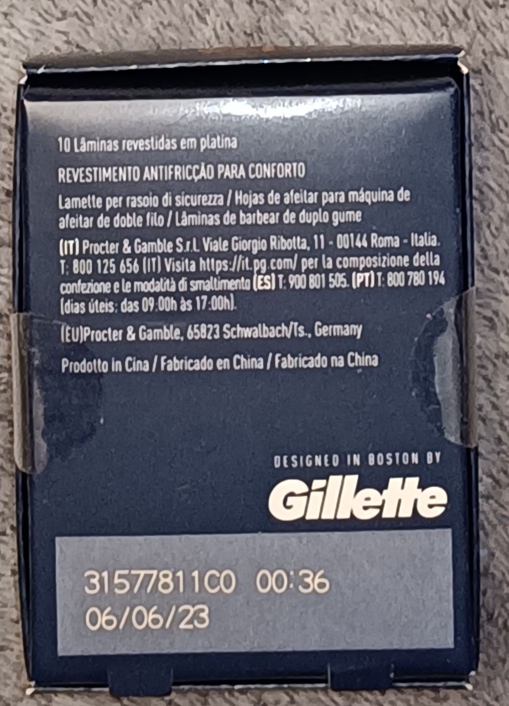 Gillette King C. 10 opakowań po 10 sztuk Oryginał