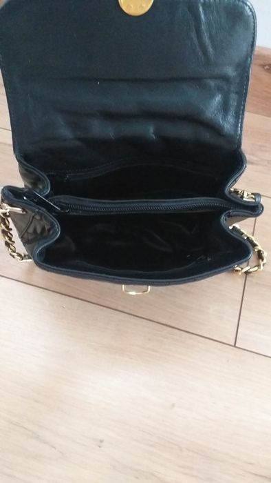 PREMIUM MARINO ORLANDI Mała oryginalna skóra natural torebka crossbody