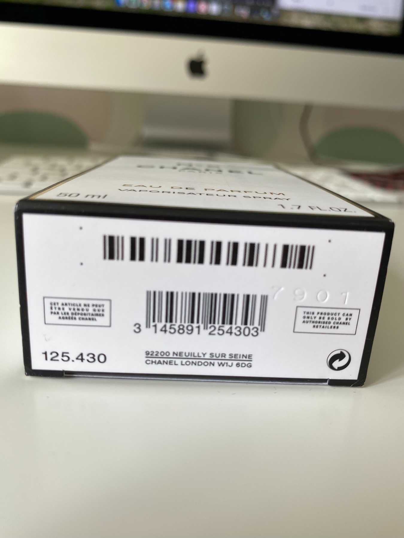 Парфумована вода, оригинал, Chanel №5  50 мл  (фактически 45 мл)