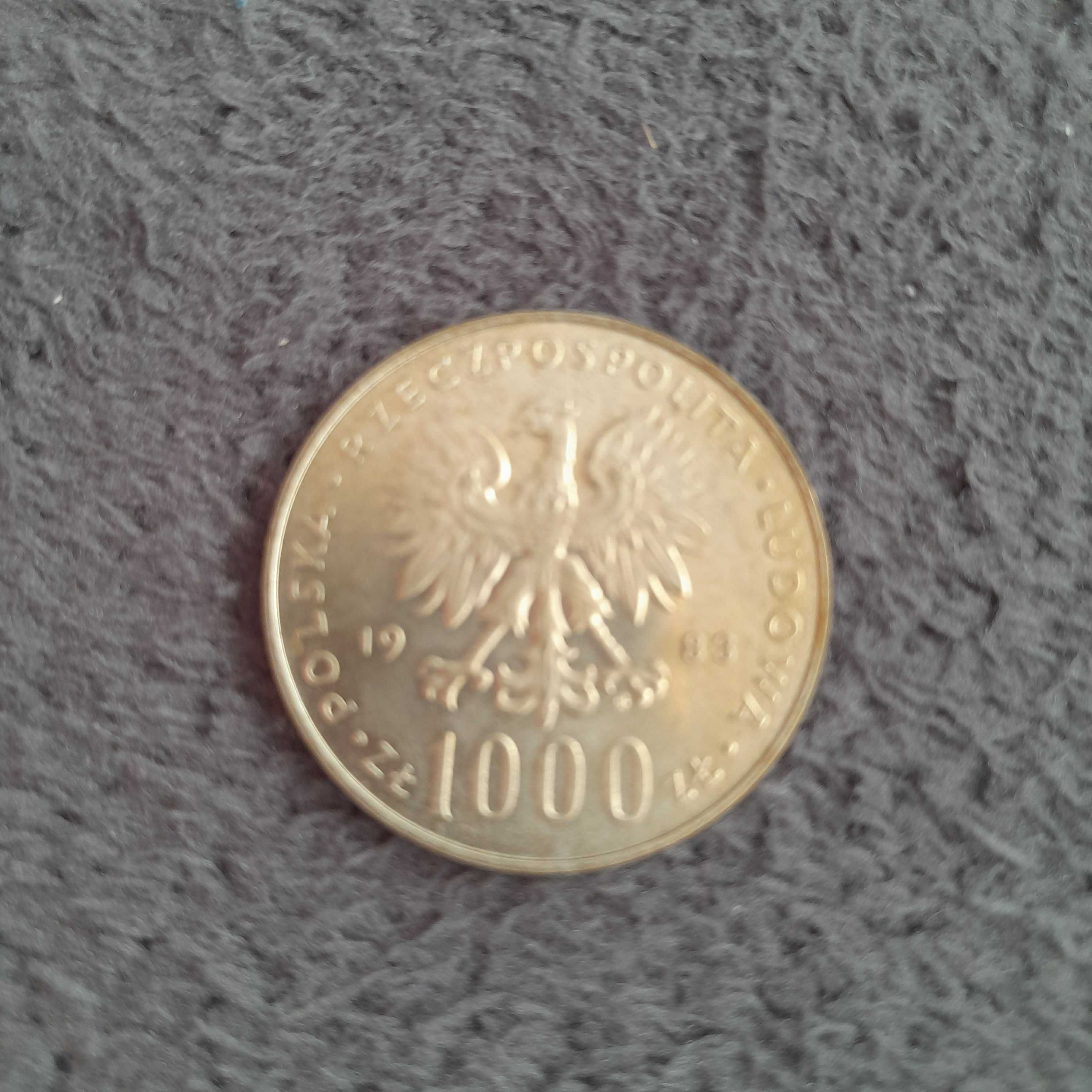 1000 zł Jan Paweł II 1983 rok