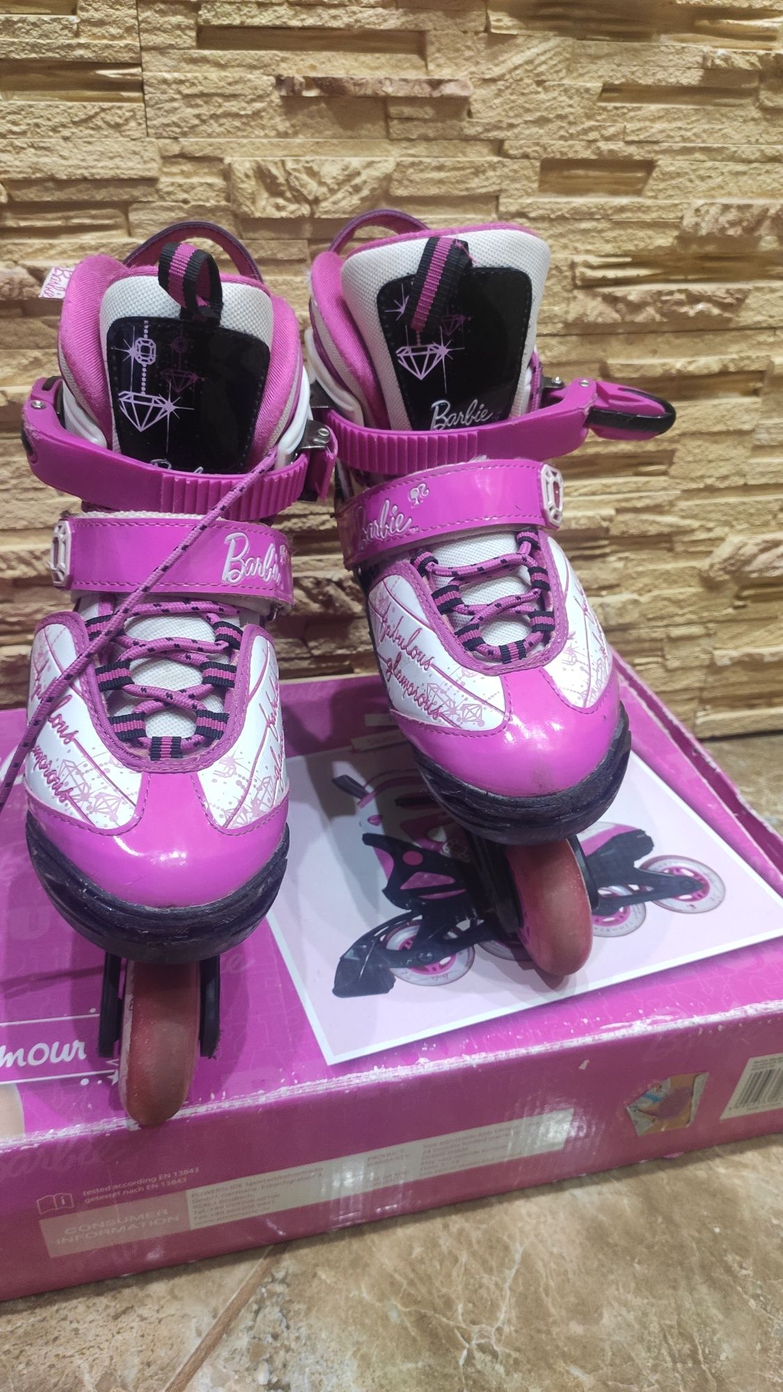 Ролики Barbie Glamour, р. 28-32