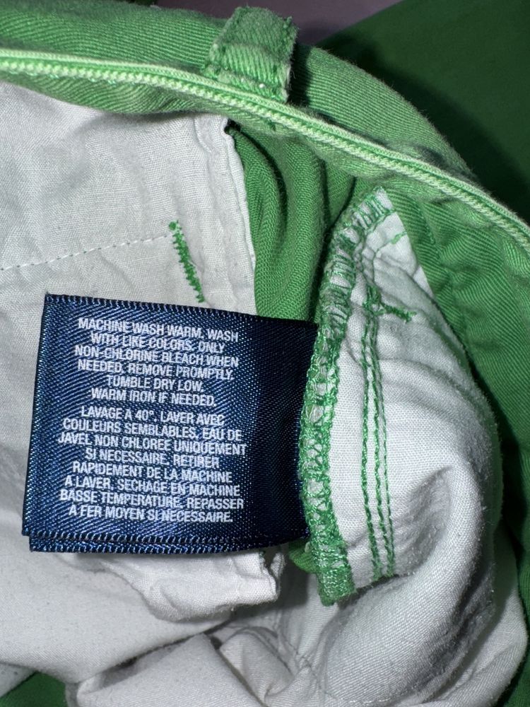 Zielone spodnie bawełniane Polo Ralph Lauren