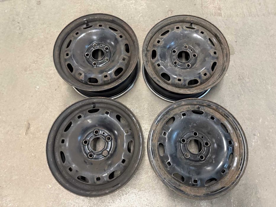 Felgi stalowe 6Jx14H2 ET37 VW Skoda Seat proste, sprawdzone 4 szt