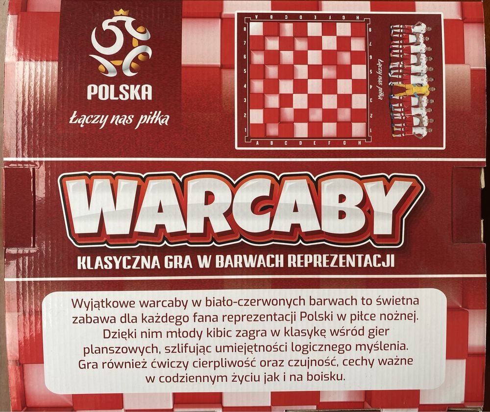 WARCABY Klasyczna gra w barwach reprezentacji Nowy Nie dostepny w Inet