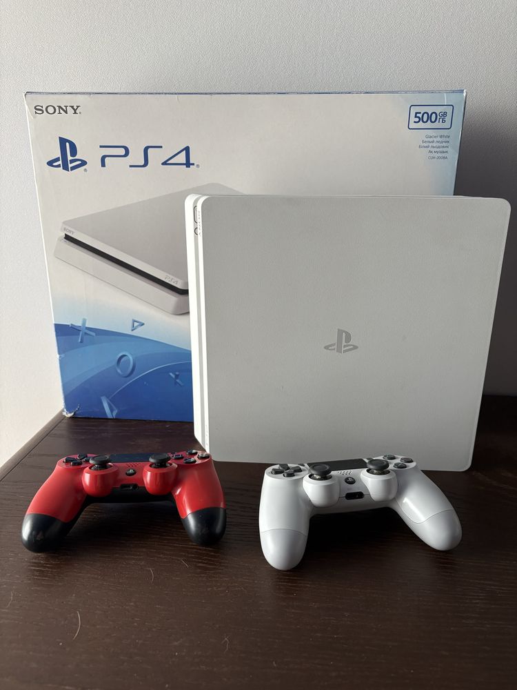 Ігрова приставка PS4 slim 500gb white