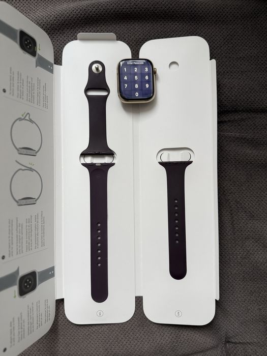 APPLE Watch Series 7 Gold Stainless Steel GPS + Cellular, 45mm