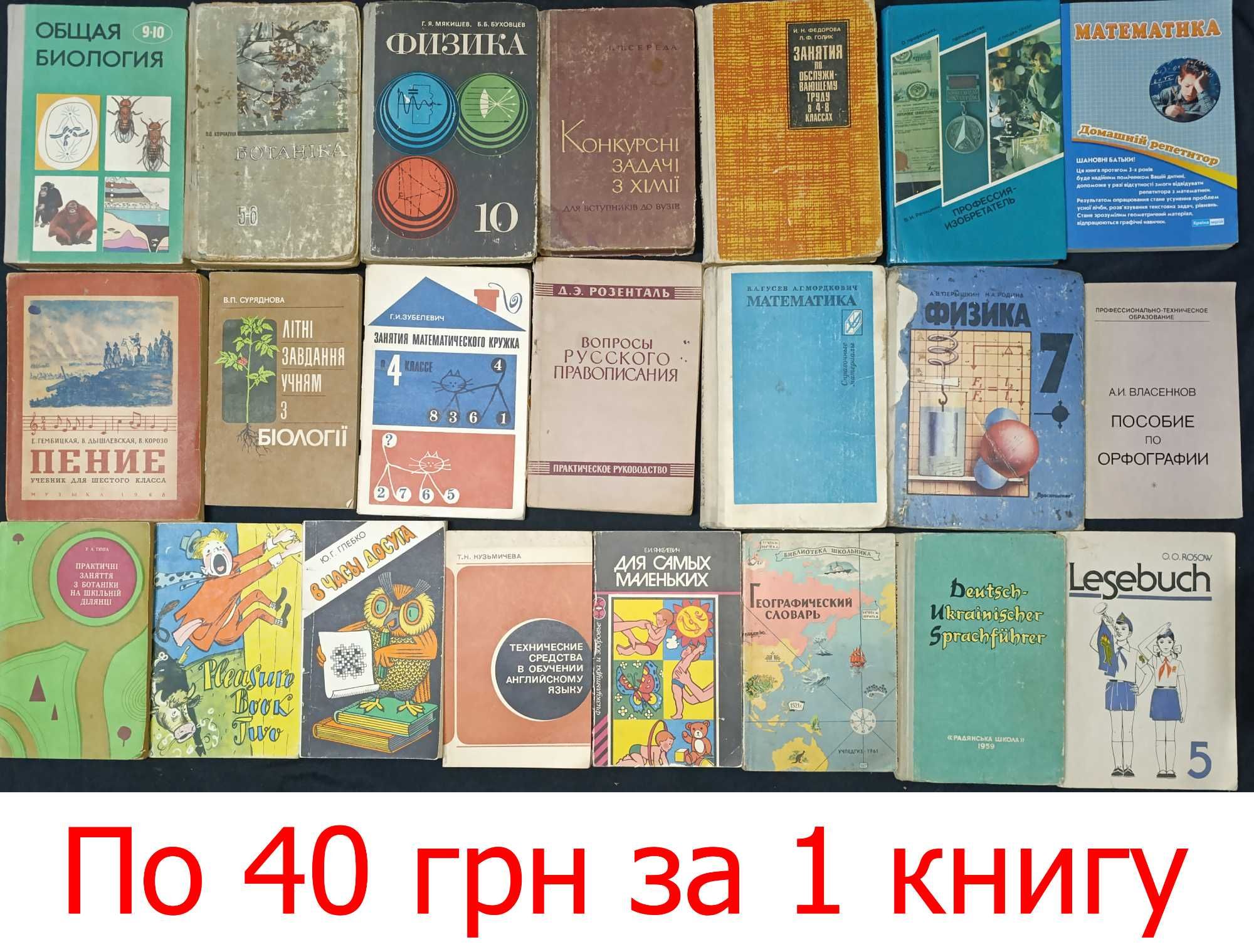 Навчальна література: підручники, посібники для школярів 60.11