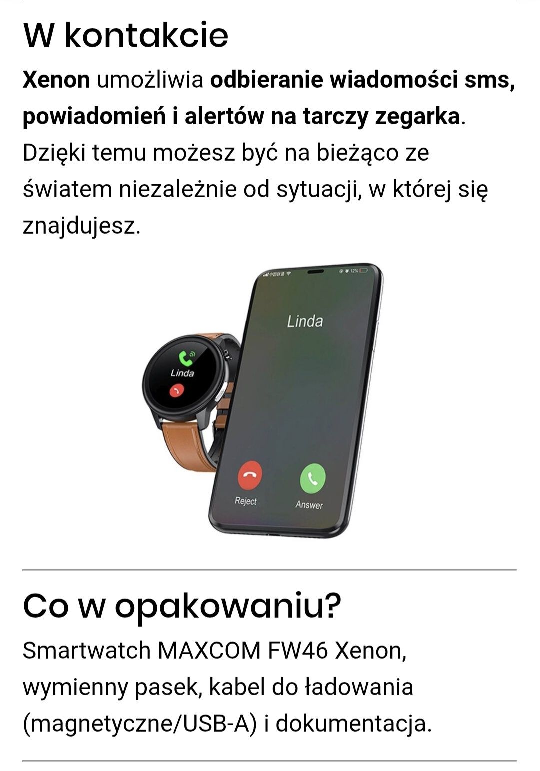 Zegarek maxcom xenon FW46