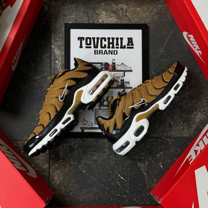 Кросівки Nike Tn Plus Оригінал Кросівки найк коричневі золоті жовті