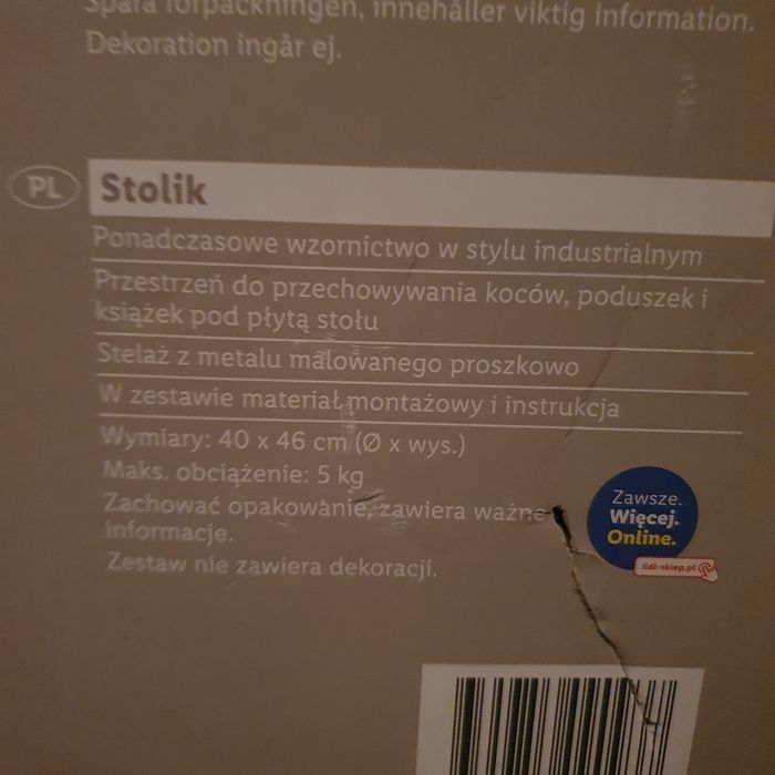 Stolik kawowy Livarno