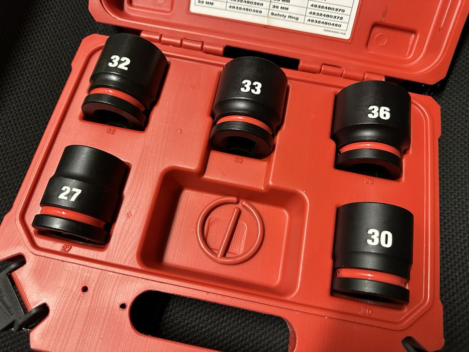 Набір головок коротких, подовжених ударних 3/4 5шт (27-36мм) MILWAUKEE