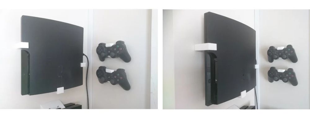 Sony playstation 3 e 4  - ps3 e ps4 - suporte de parede