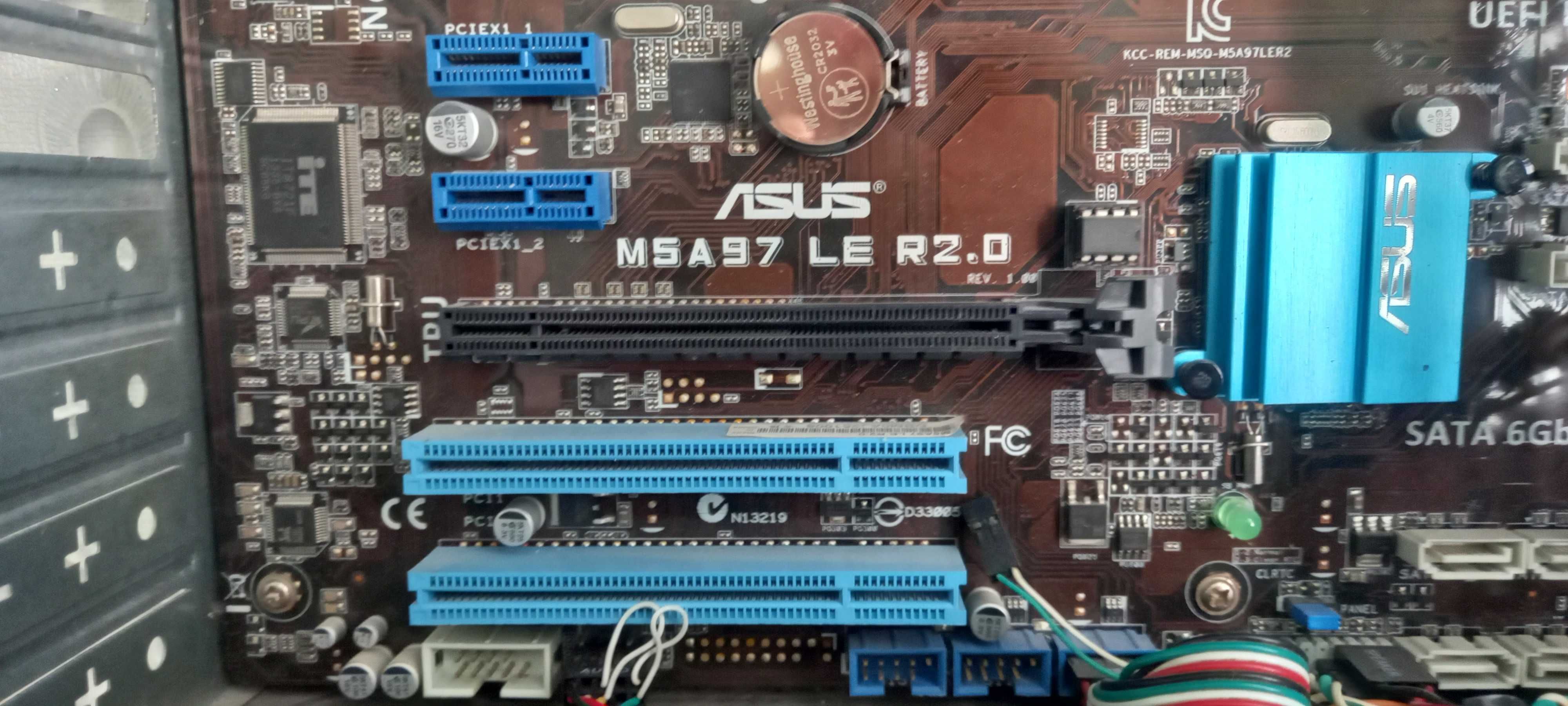 Комплект материнская плата Asus M5A97 LE+AMD FX 8300+Ram 16Gb+Кулер