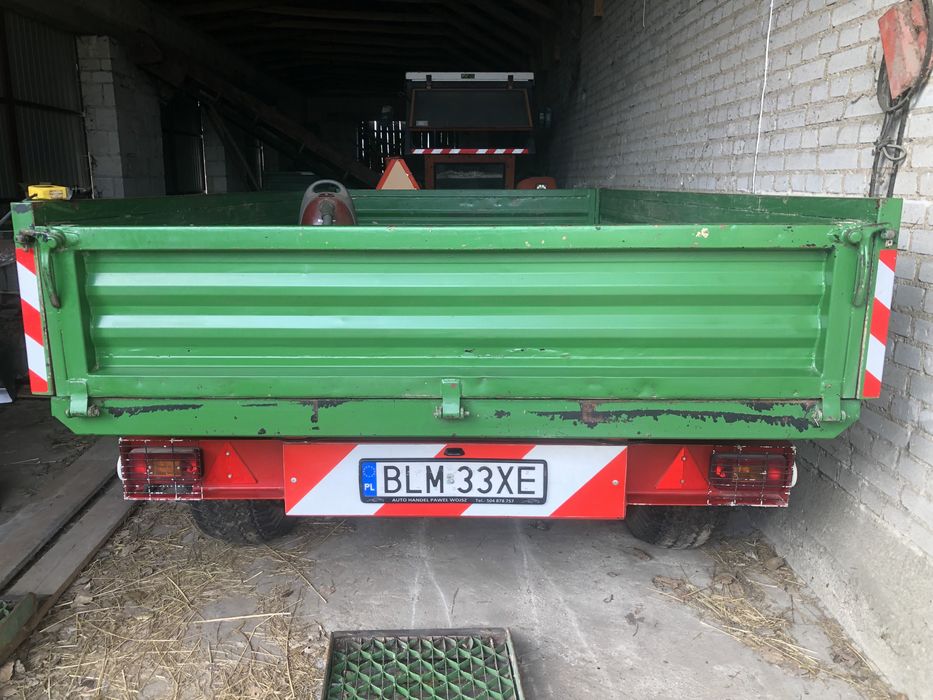 Przyczepa 1 osiowa wywrotka