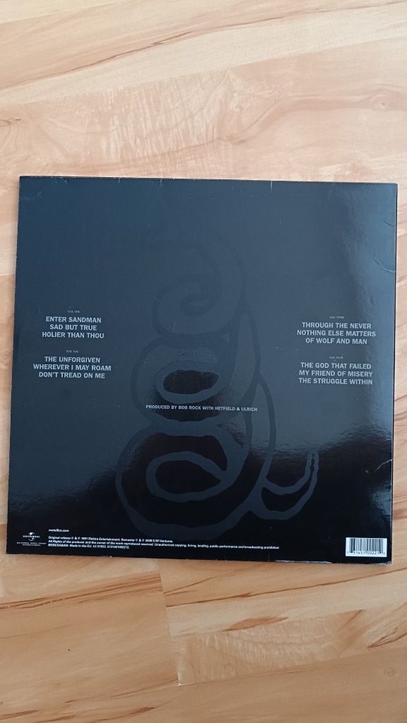 Metallica - "black album" 2lp Winyl