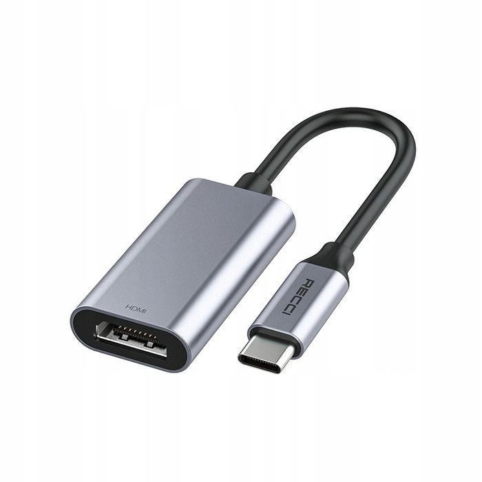 Adapter Przejściówka Hub Z Usb-C Do Hdmi 4K Uhd Recci