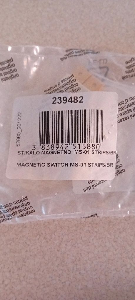 Wyłącznik magnetyczny MA 01 Goreniej