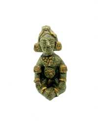 Escultura maia em pedras jade