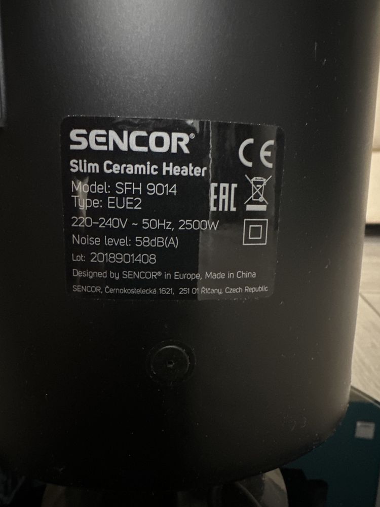 Termowentylator Sensor SFH 9014 Slim Ceramic Heater