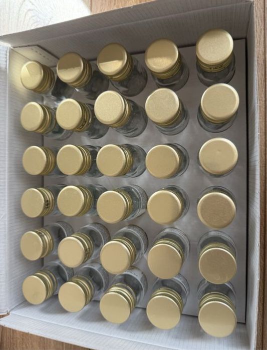 Buteleczki szklane 30 ml po kolagenie, butelki puste do przypraw