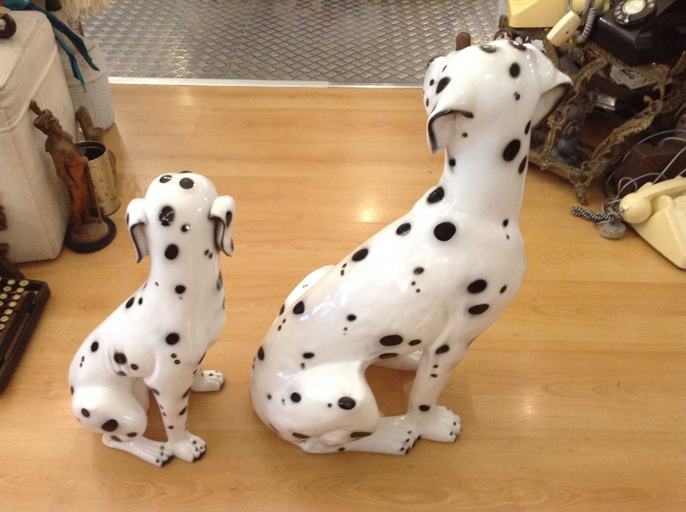 CÃO Loiça  - Dálmata em cerâmica - cão pequeno 45€ e 75€ médio Louça