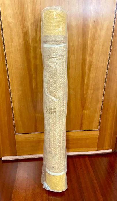 Tapete de Juta decorativo - 90x150cm - NOVO e selado