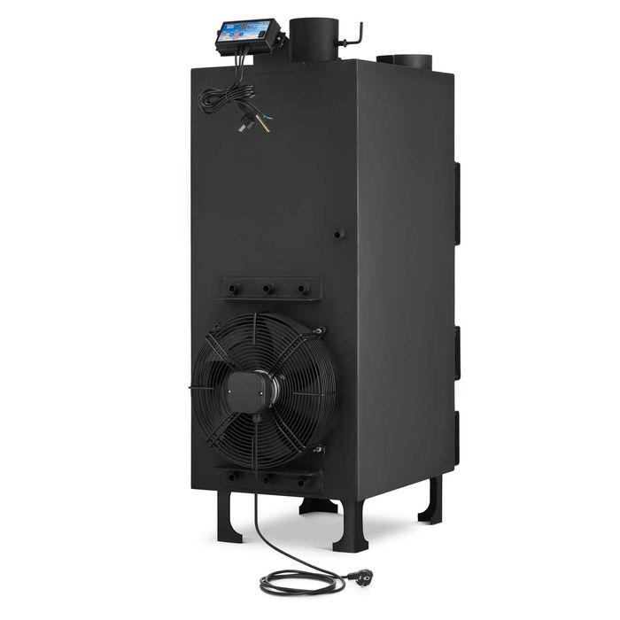 Piec nadmuchowy z nadmuchem dmuchawa HIGHER PN3 o mocy 25 kW ECODESIGN