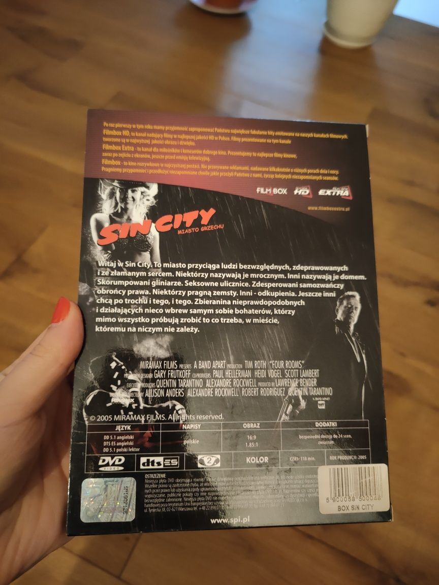 Sin City DVD oryginalny w kartonowym opakowaniu