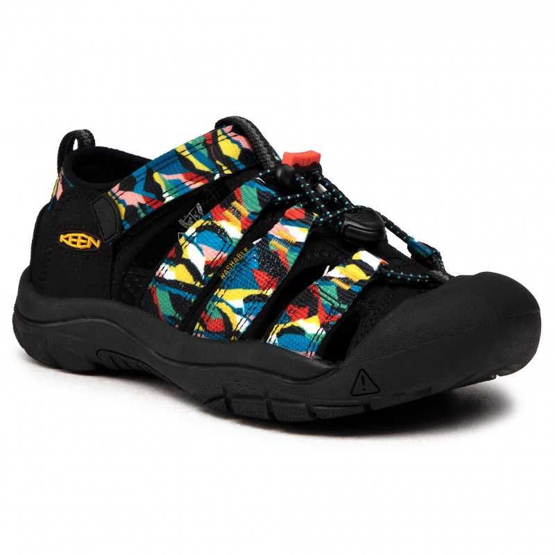 Półsandały młodzieżowe Keen Newport H2 Youth black/multi 39 nowe