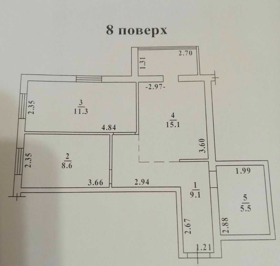 Продается 2-комнатная квартира ул. Грушевского/ Слободка