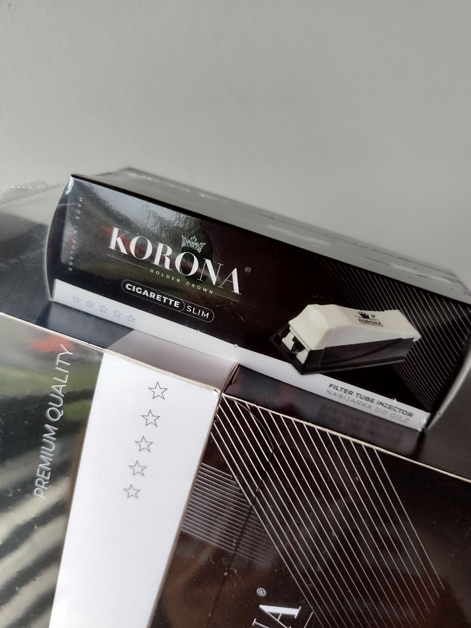 Gilza papierosowa /  Korona Slim / 1000 szt / papierosy/