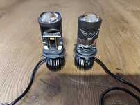 Led міні лінзи мыни линзы GT 9 H4 160Вт пара 6000K. Комплект