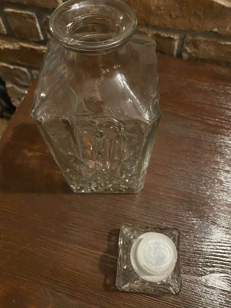 Karafka prezent Home&you szklana korek szczelny okazja whisky whiskey