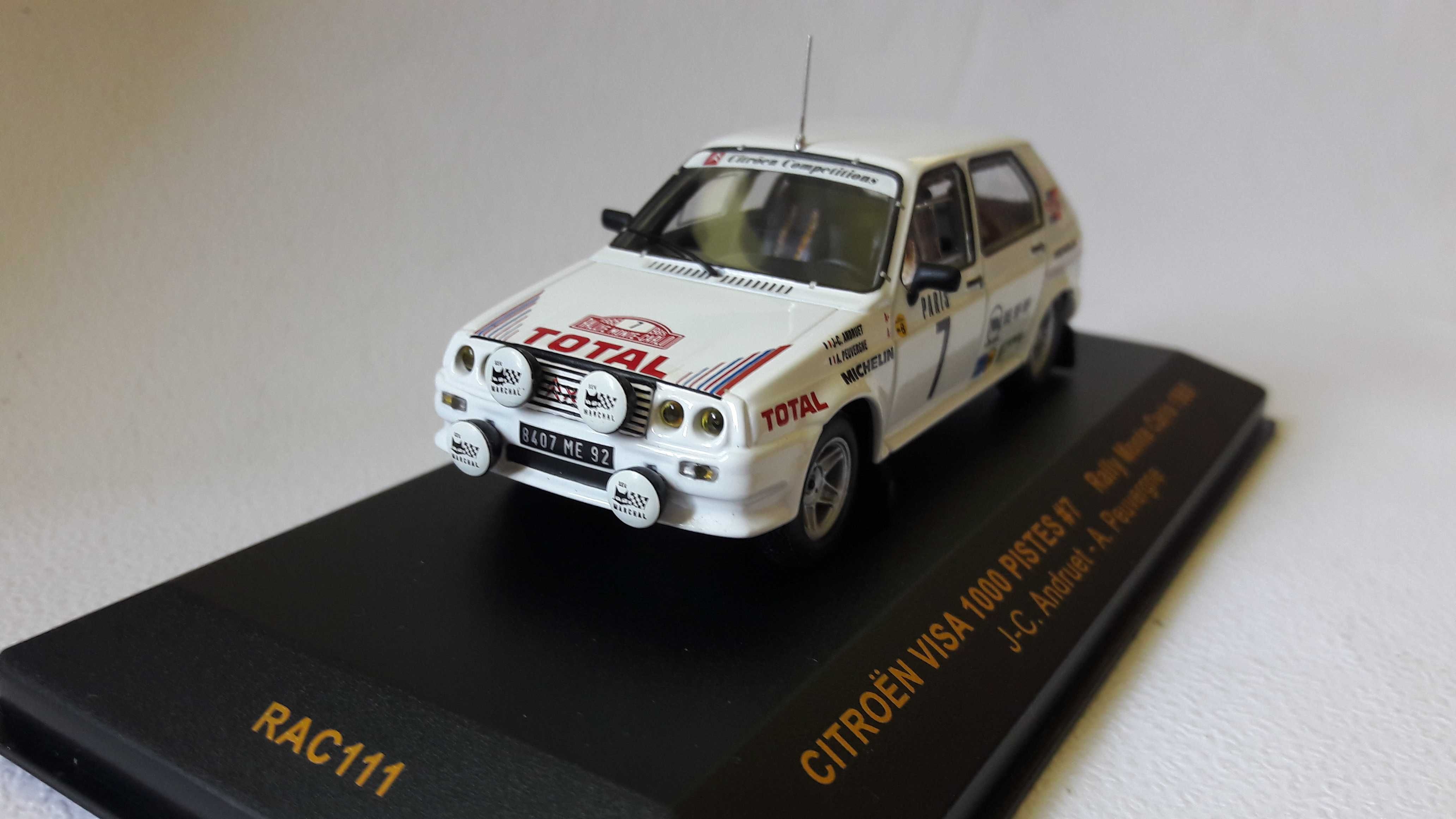 Коллекционная модель IXO Citroën Visa 1000 Pistes 1985, 1/43