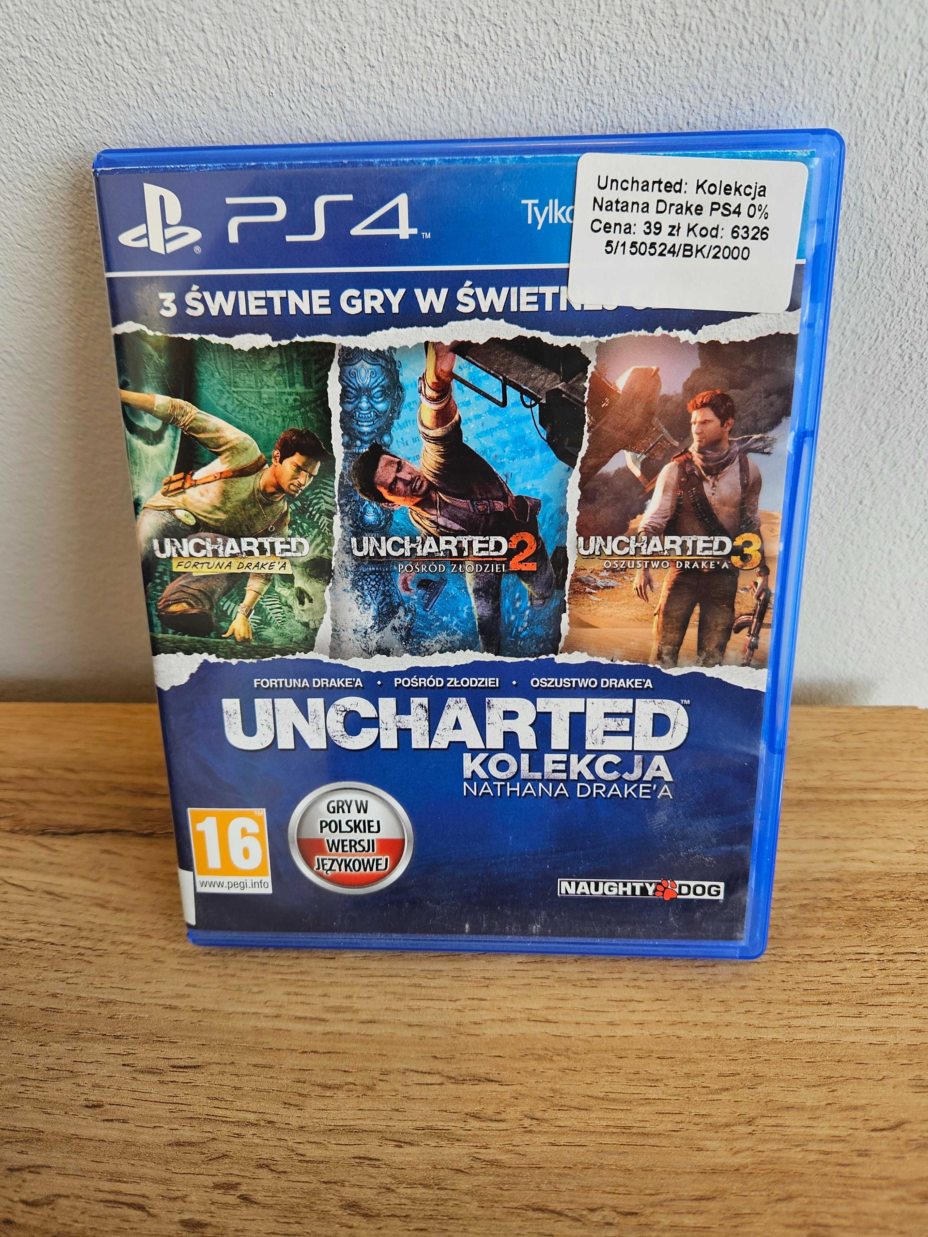 Uncharted: Kolekcja Nathana Drake PlayStation 4 As Game & GSM 6326
