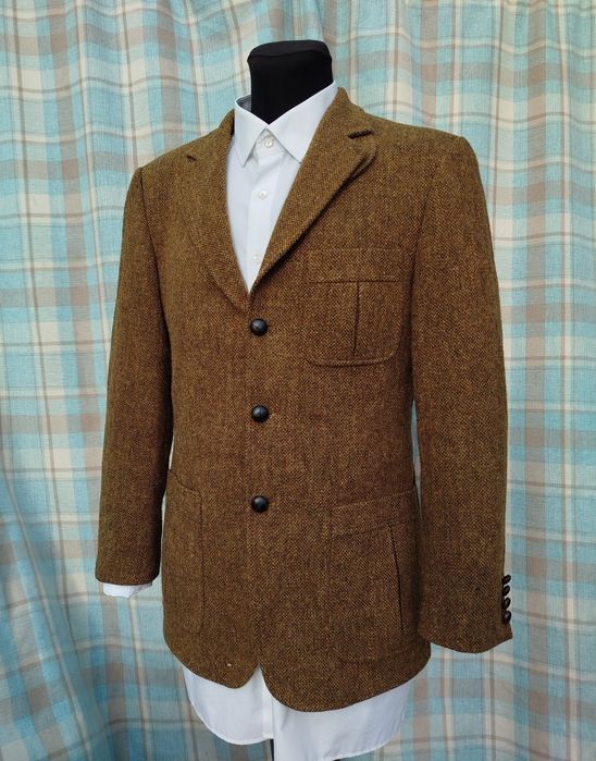 Пиджак, куртка охотника Harris Tweed р. L.