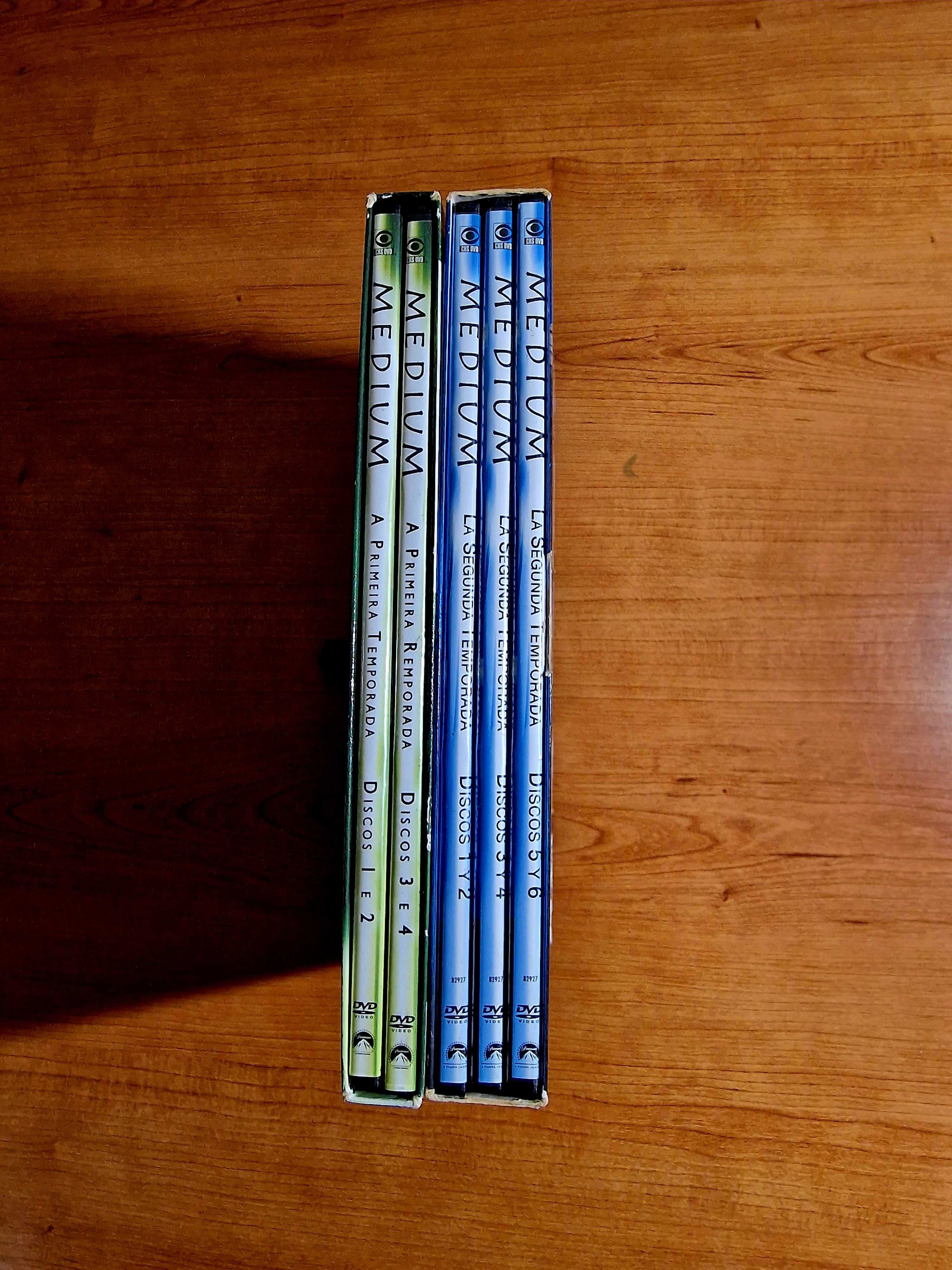 MEDIUM -Séries 1 e 2 (Patricia Arquette) 38Episódios/10dvds ELA VÊ...