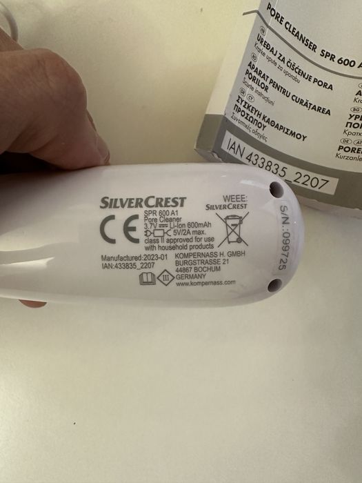 Апарат для ваккумного чищення пор Silver-Crest Personal